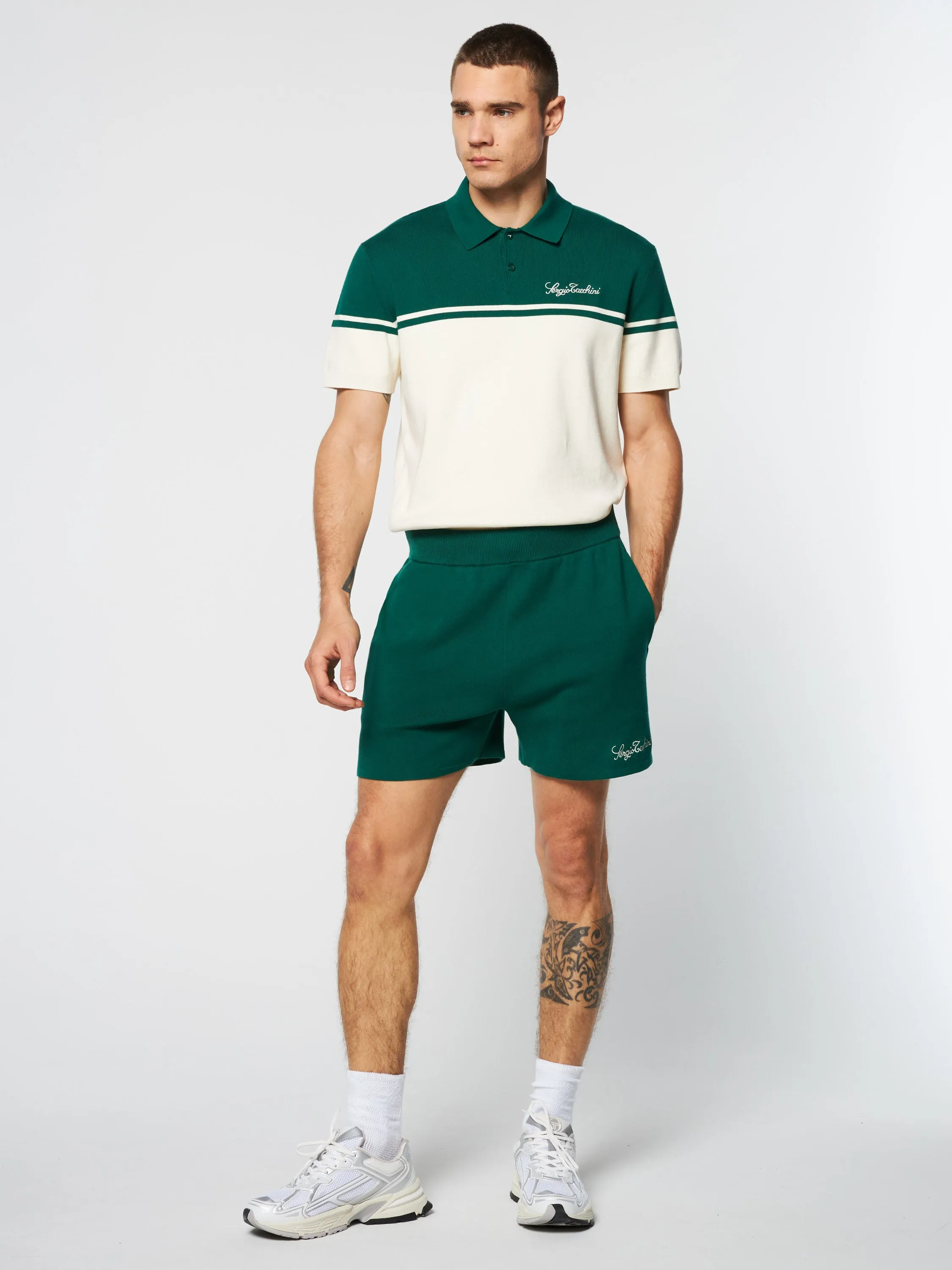Roselli Knit Short- Evergreen