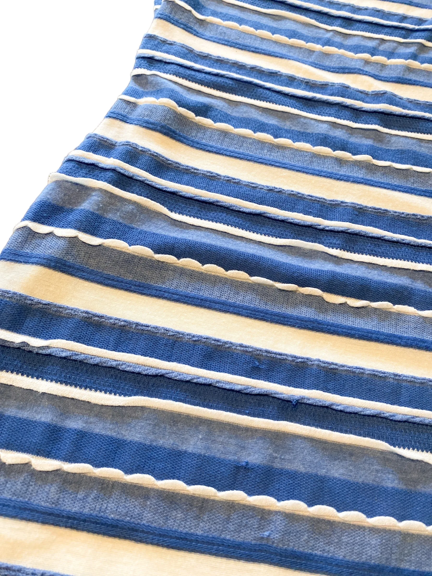 Searle Women's Striped Knit Sheath Dress Blue White Size 8
