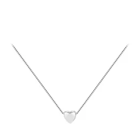 Simple Sterling Silver Love Necklace