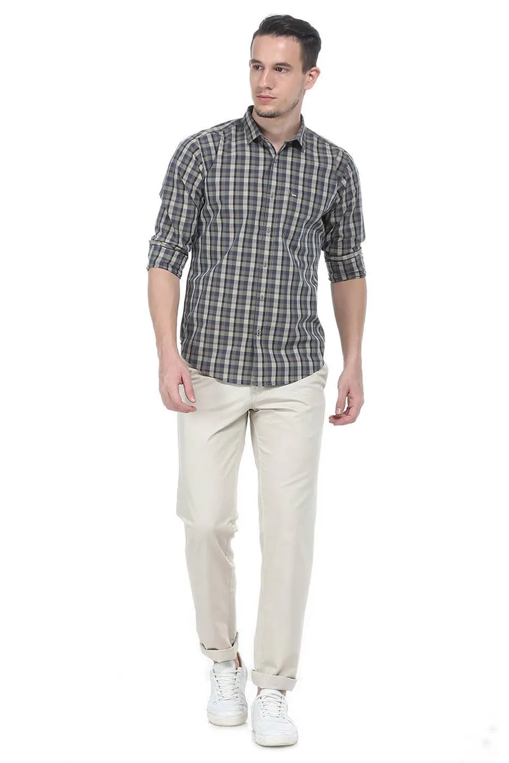 Slim Fit Cotton Trouser