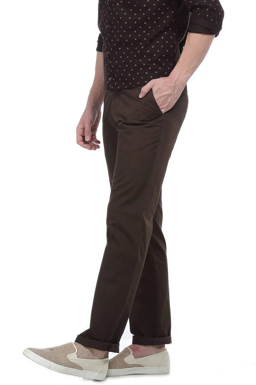 Slim Fit Cotton Trouser