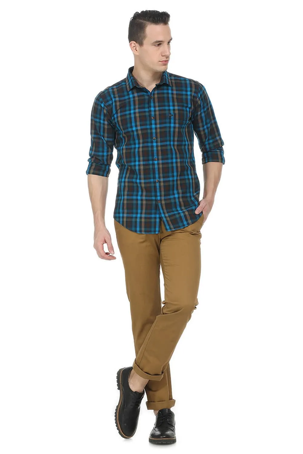 Slim Fit Cotton Trouser