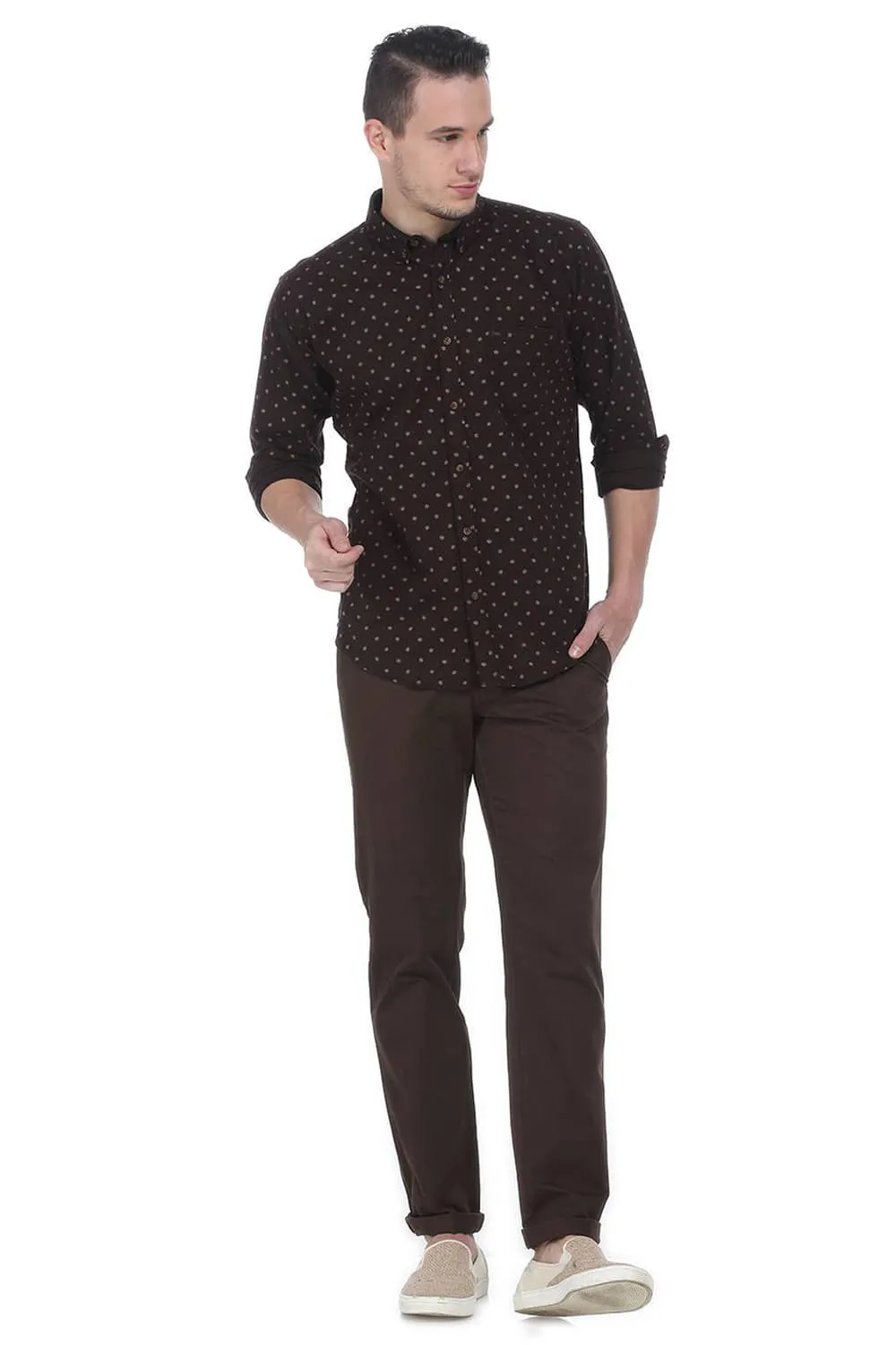 Slim Fit Cotton Trouser