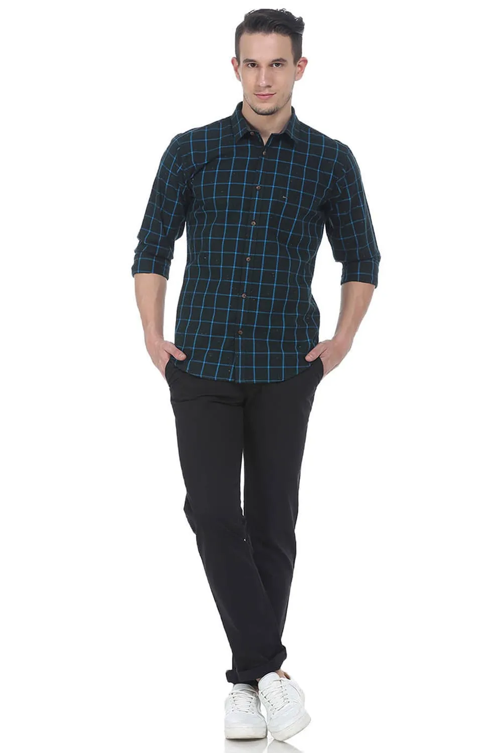 Slim Fit Cotton Trouser
