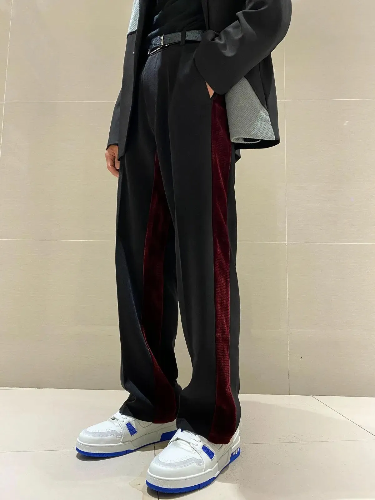 Straight Leg Wide-Leg Pants