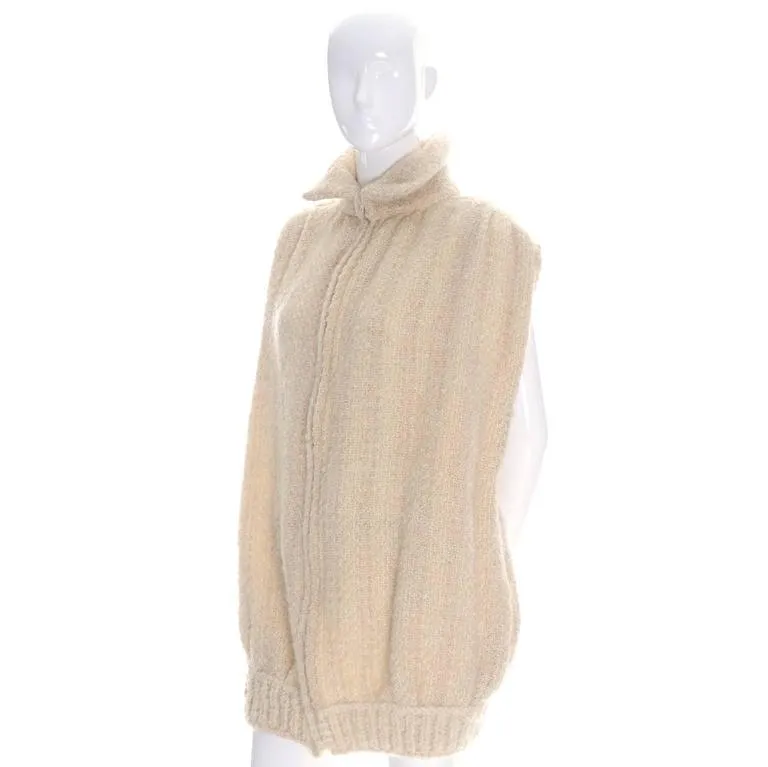 Tapestries of Ireland New Wool Helena Ruuth Vintage Coat Vest Oversized M/L