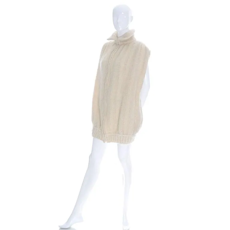 Tapestries of Ireland New Wool Helena Ruuth Vintage Coat Vest Oversized M/L