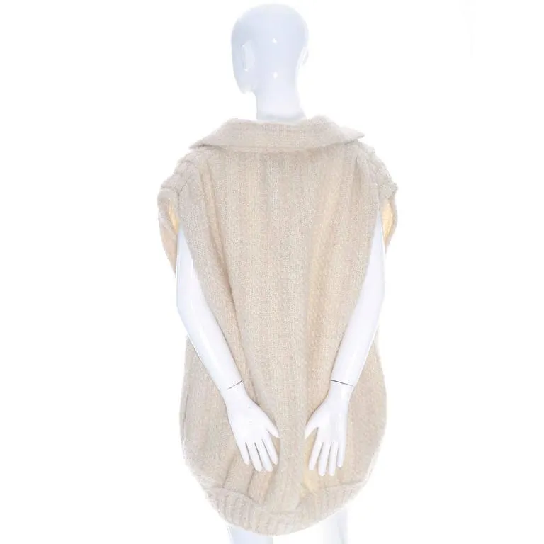 Tapestries of Ireland New Wool Helena Ruuth Vintage Coat Vest Oversized M/L