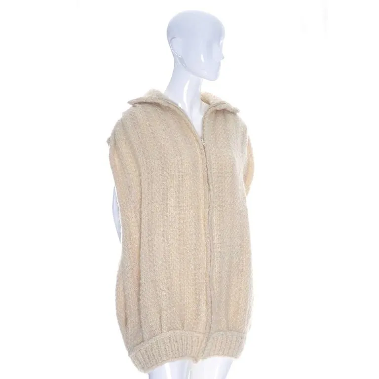 Tapestries of Ireland New Wool Helena Ruuth Vintage Coat Vest Oversized M/L