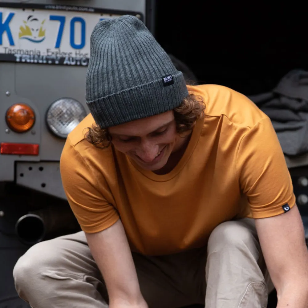 Tasmanian Merino Fisherman Beanie