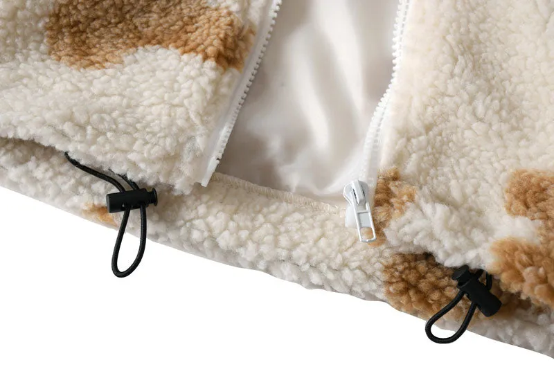 Teddy Bear Fleece Full Zip  Hooded