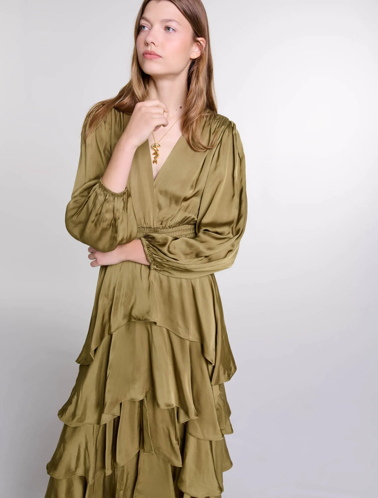 Tiered maxi dress