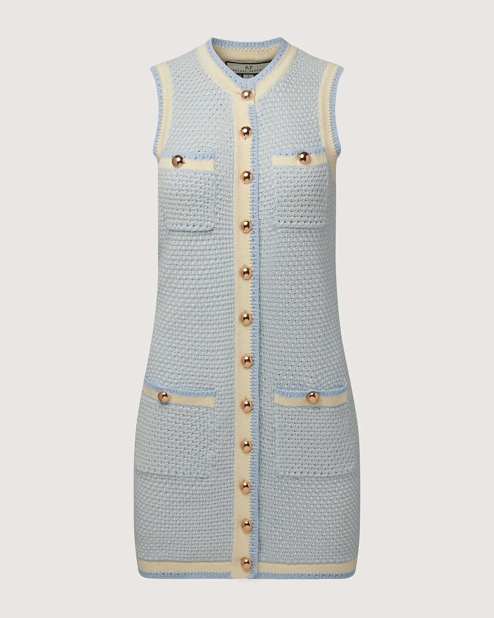 Tweed Knit Mini Dress